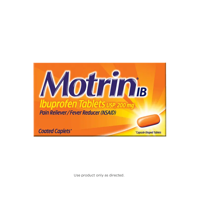 Motrin IB ibuprofen tablets