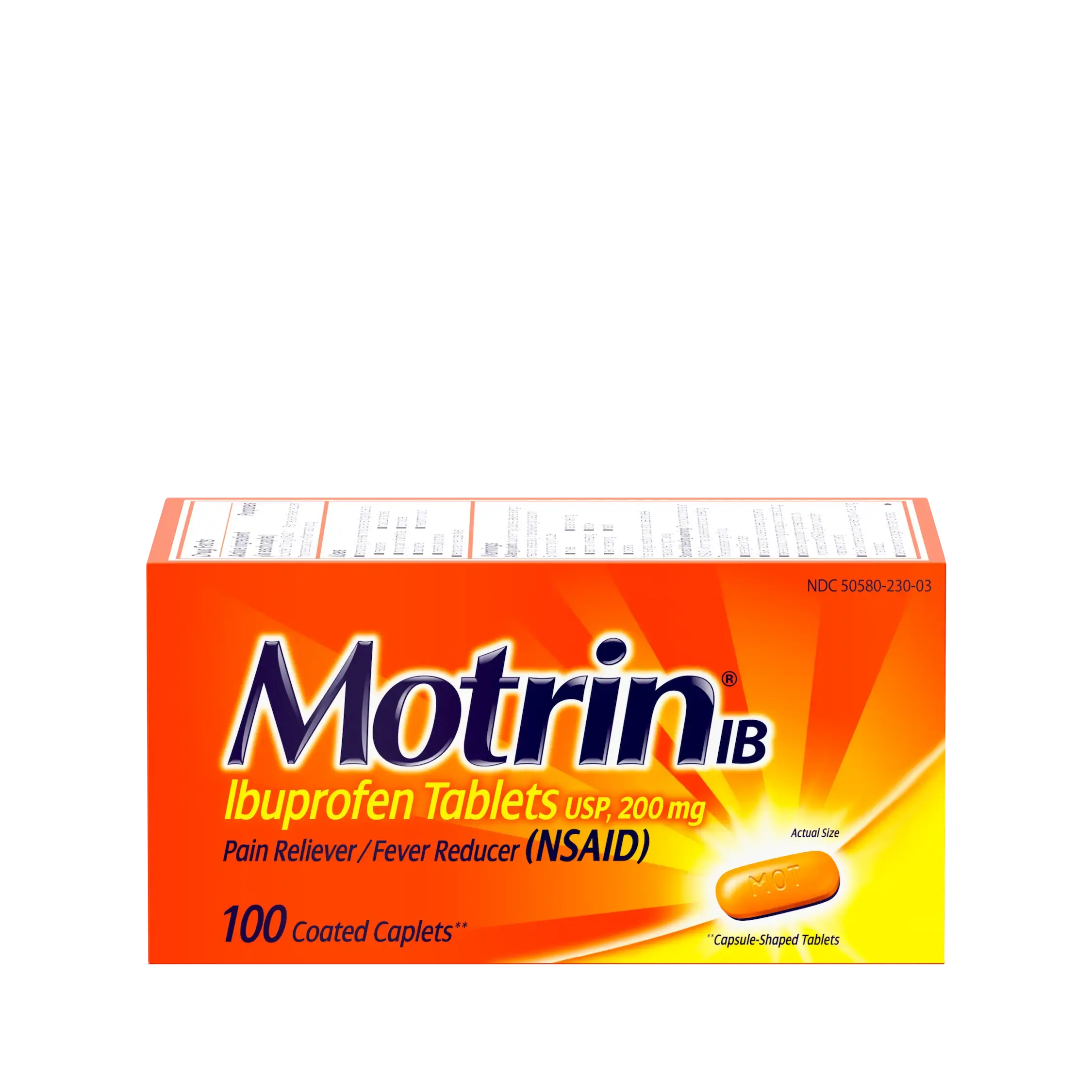Motrin IB ibuprofen tablets