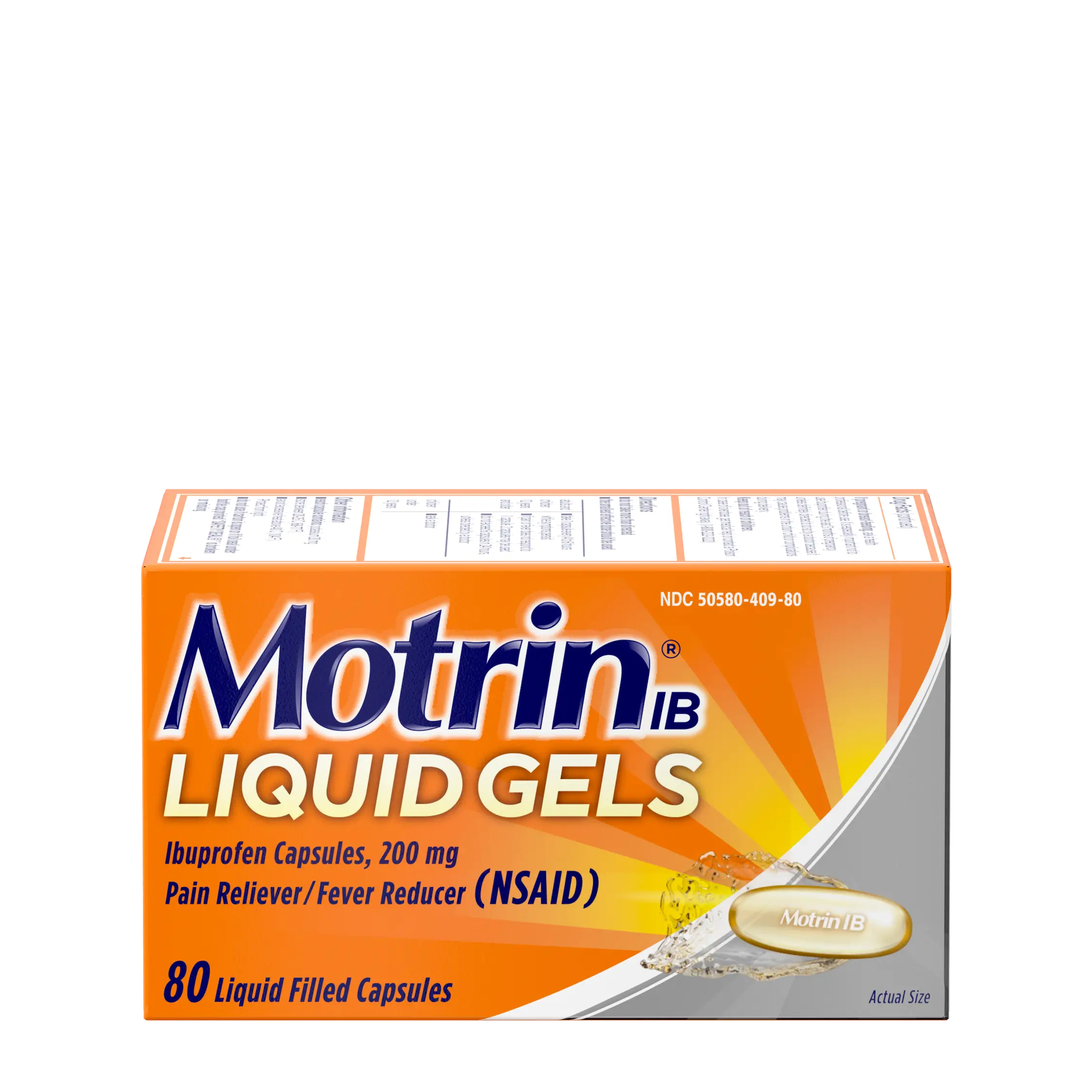 Motrin IB liquid gels