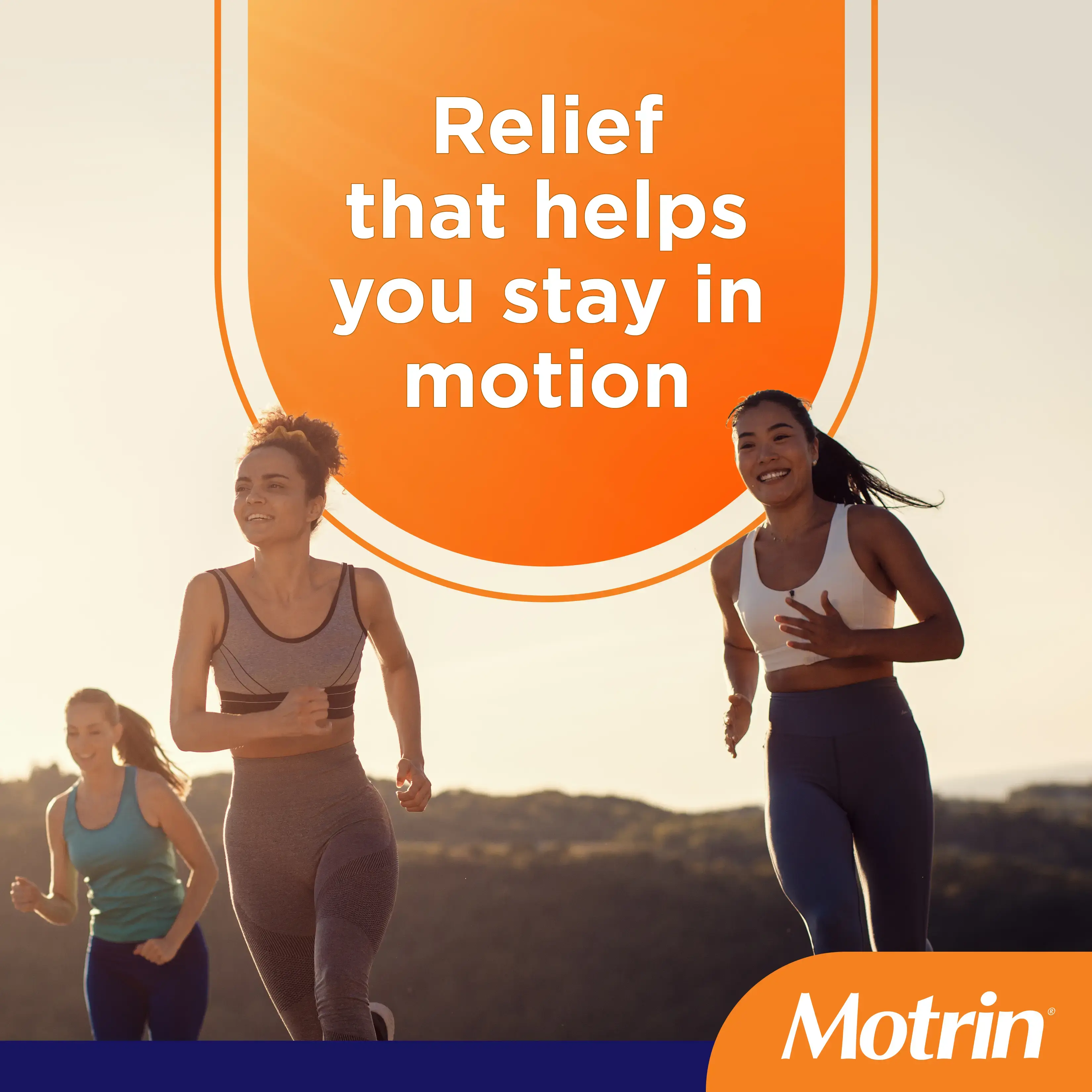 Relief that helps you stay in motion