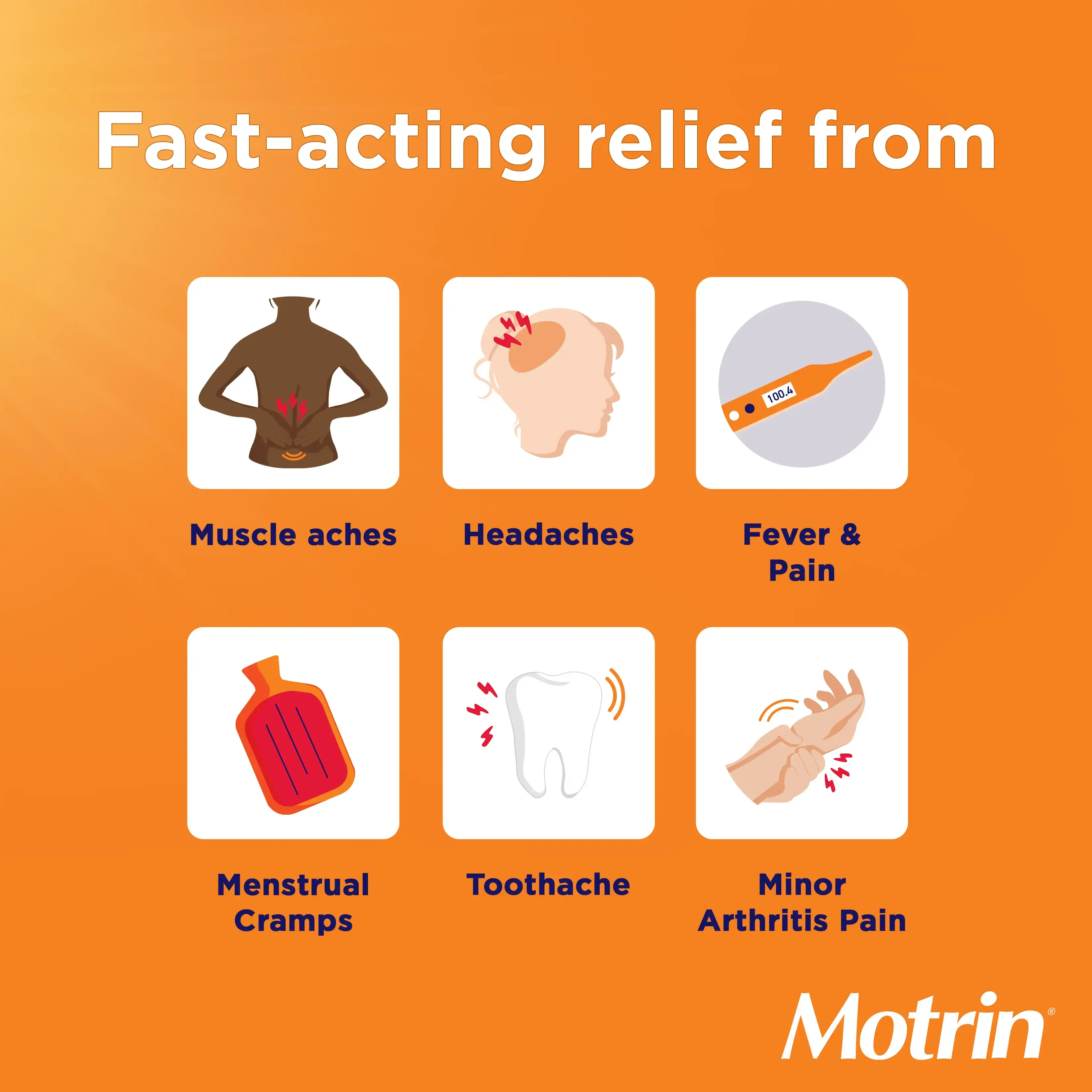 Fast-acting relief