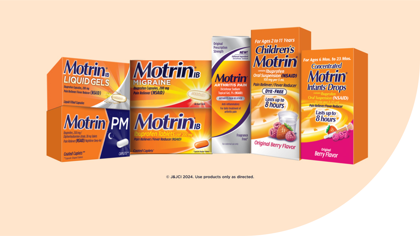 MOTRIN® product family shot