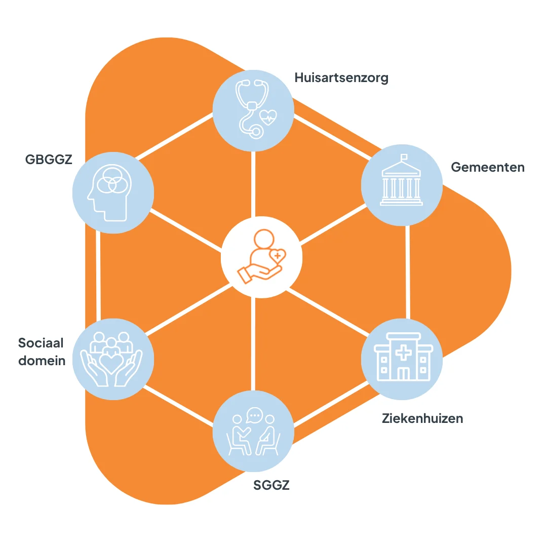 Netwerkzorg illustratie