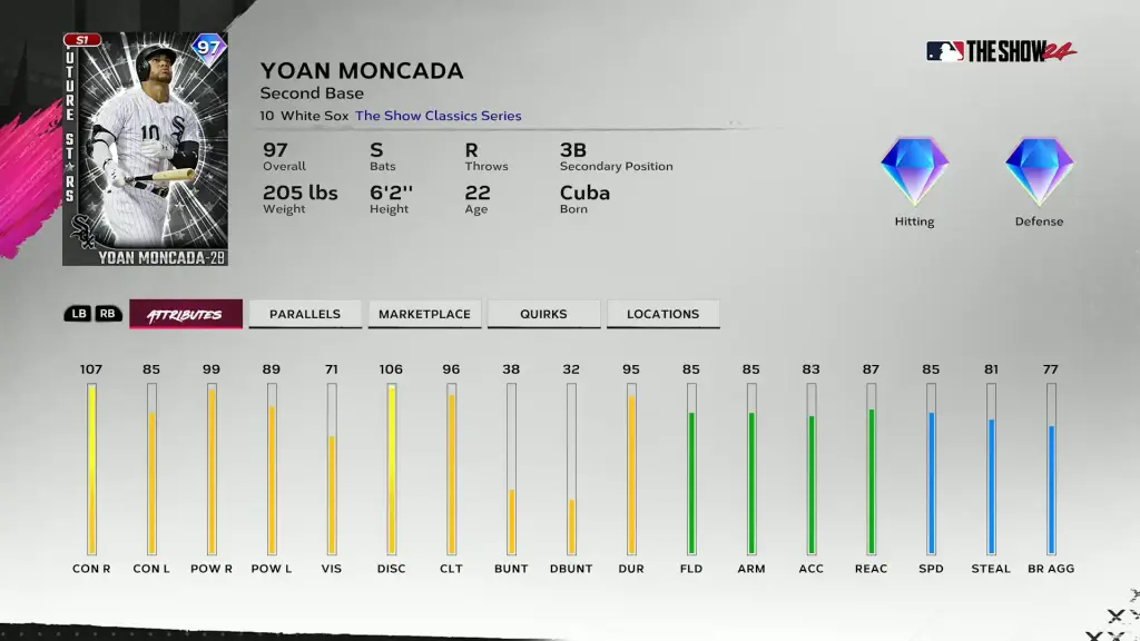 The Show Classics Yoan Moncada - The Show Classics Pack 3