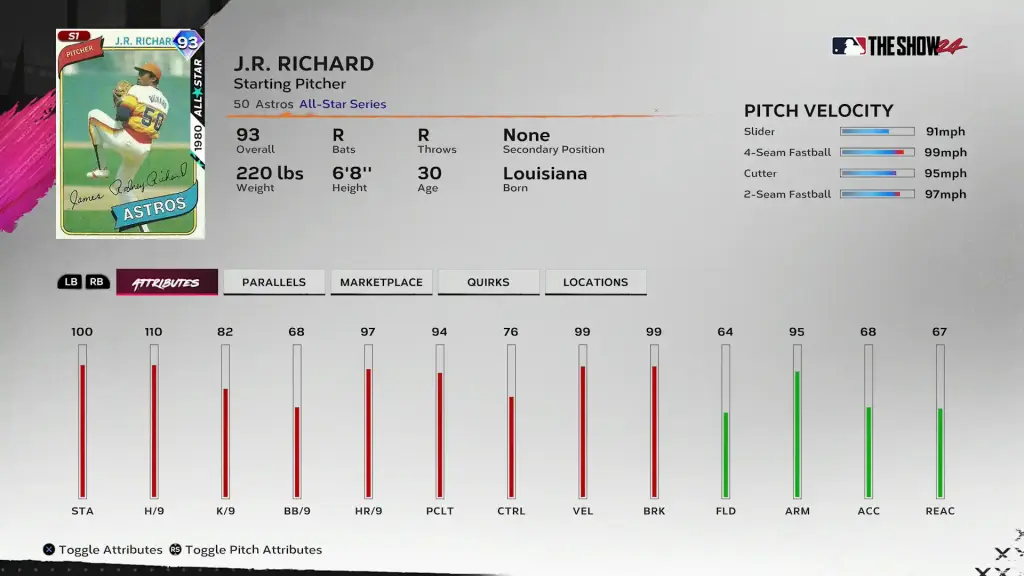 All-Star J.R. Richard - Team Affinity S1 CH2