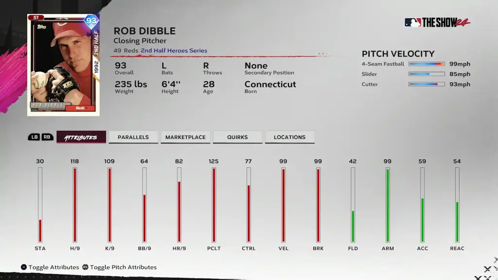 2nd Half Heroes Rob Dibble - Team Affinity S1 CH2