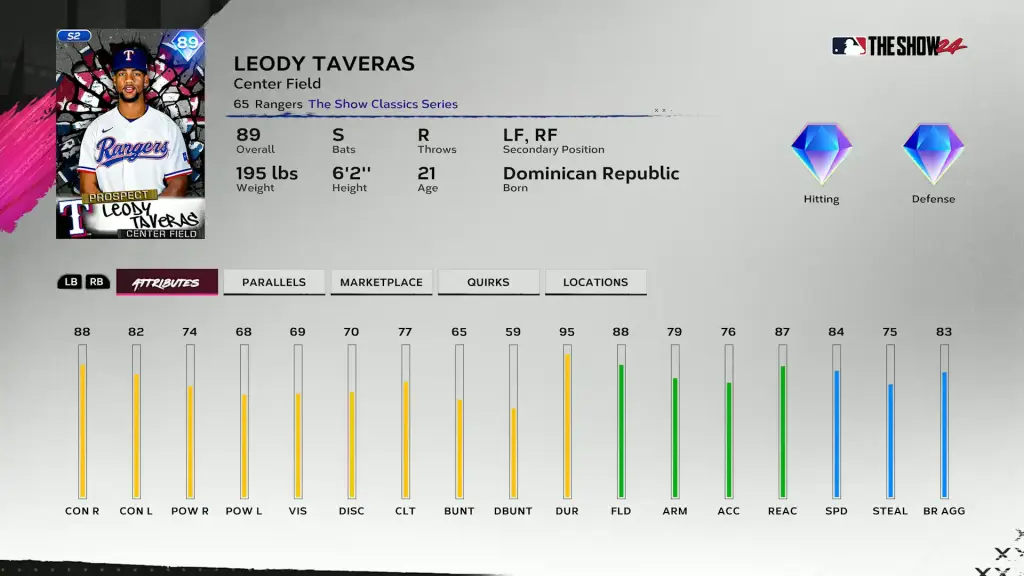 The Show Classics Leody Taveras - Team Affinity Season 2 Chapter 1