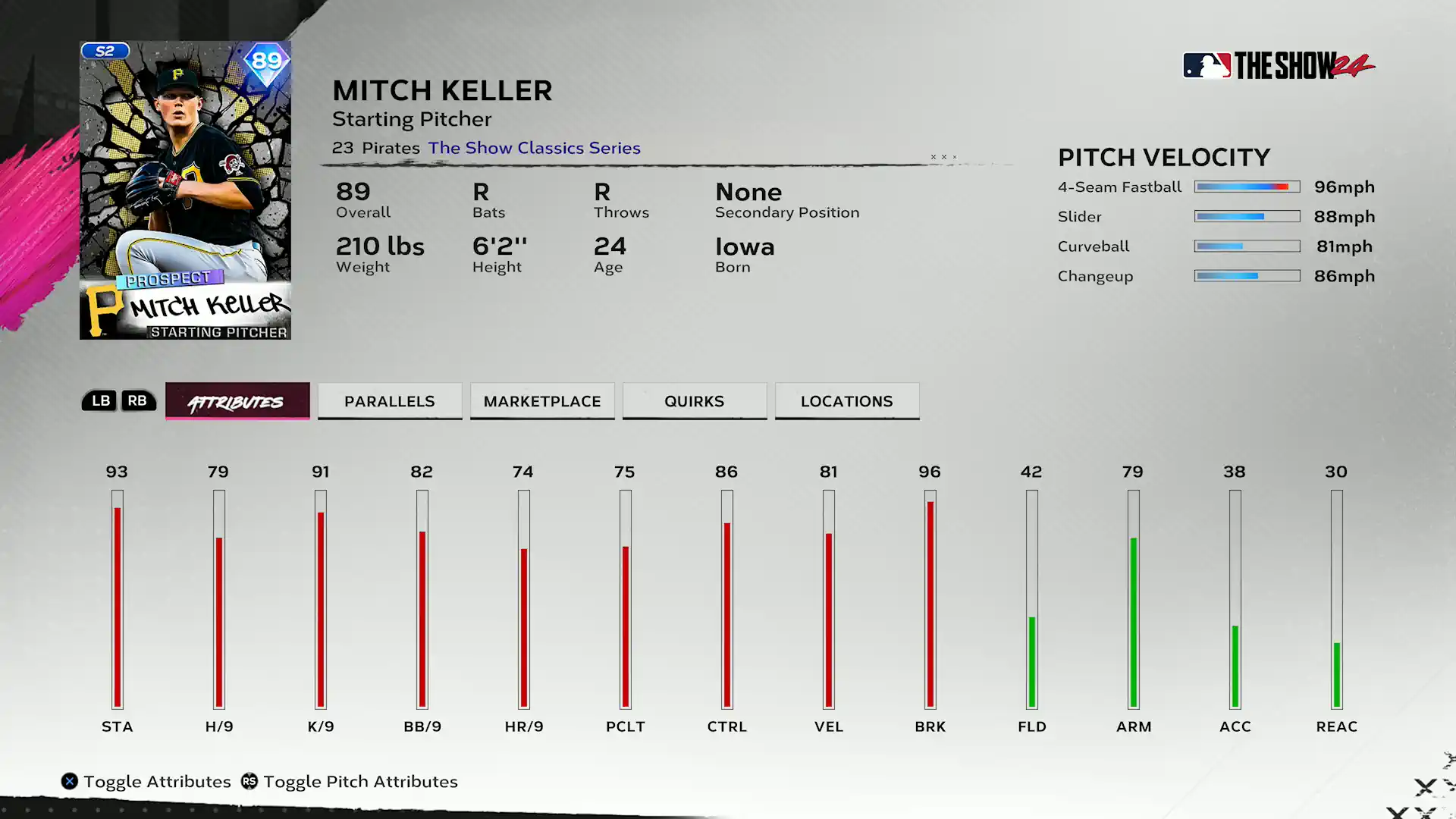 The Show Classics Mitch Keller - Team Affinity Season 2 Chapter 1