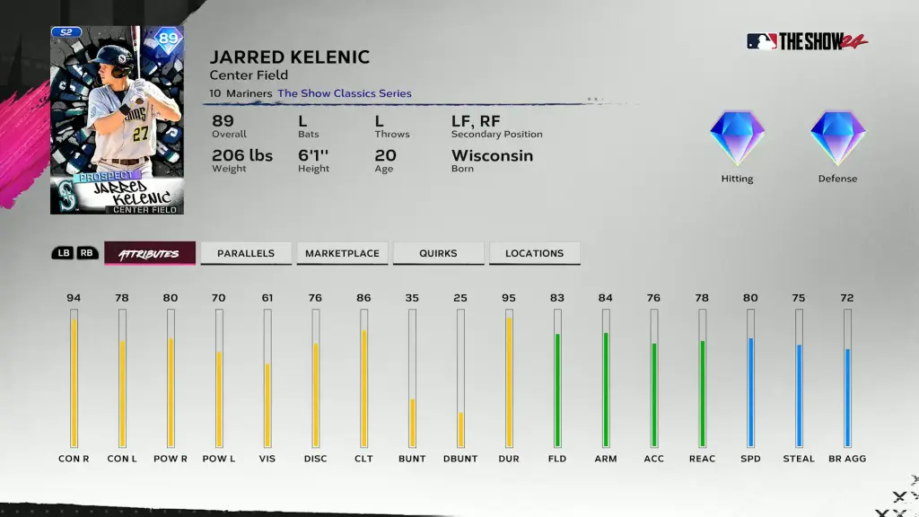 The Show Classics Jarred Kelenic - Team Affinity Season 2 Chapter 1