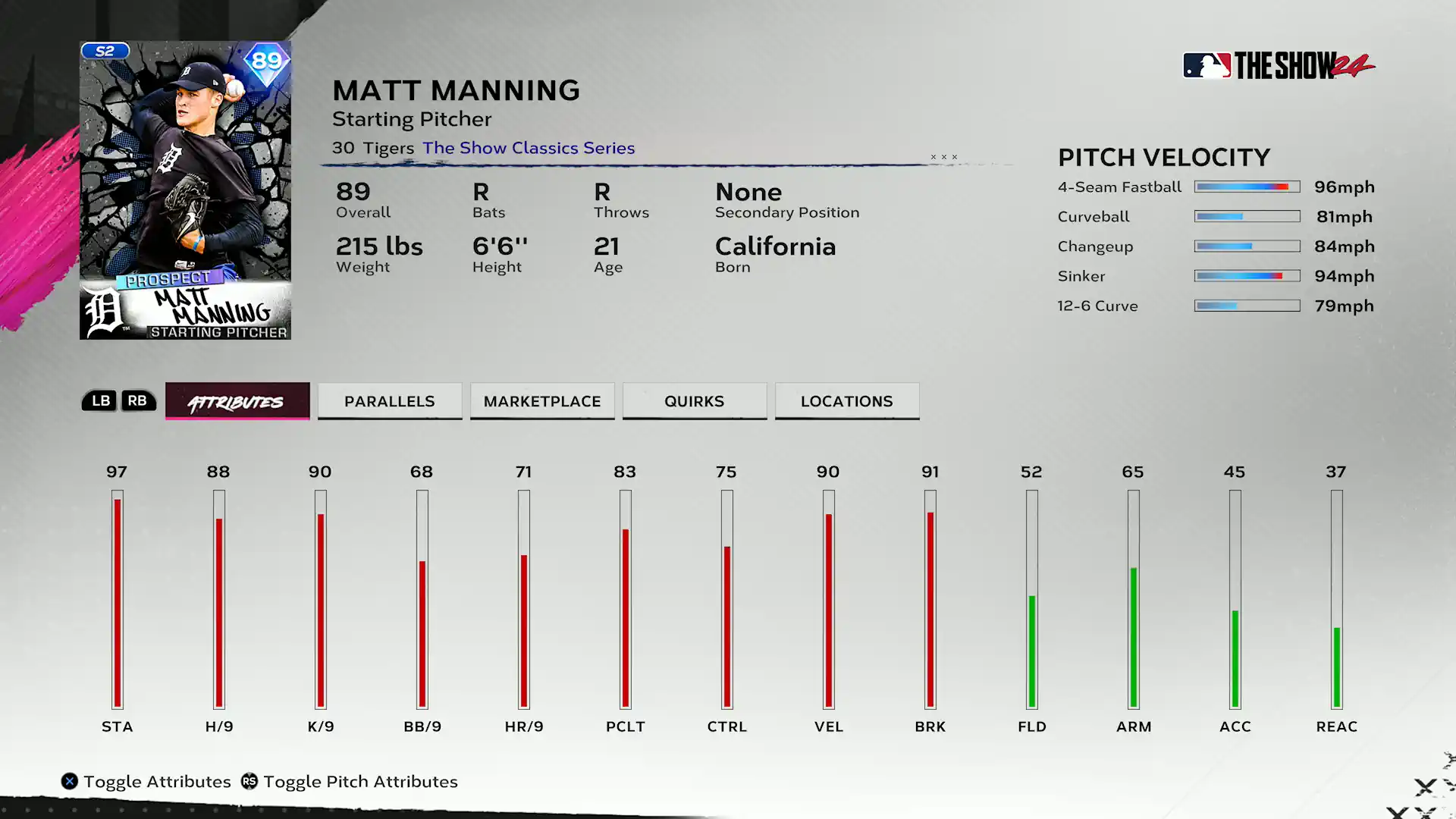 The Show Classics Matt Manning - Team Affinity Season 2 Chapter 1