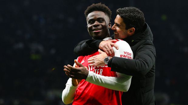 Bukayo Saka has shone under Mikel Arteta