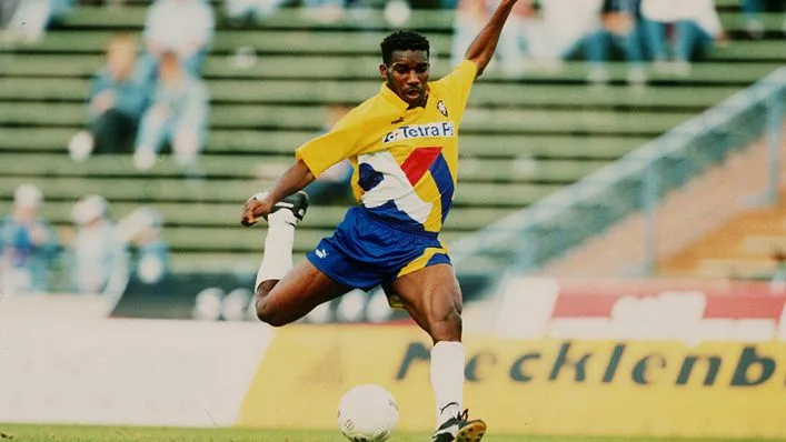 Jay-Jay Okocha starred in the Bundesliga for Eintracht Frankfurt