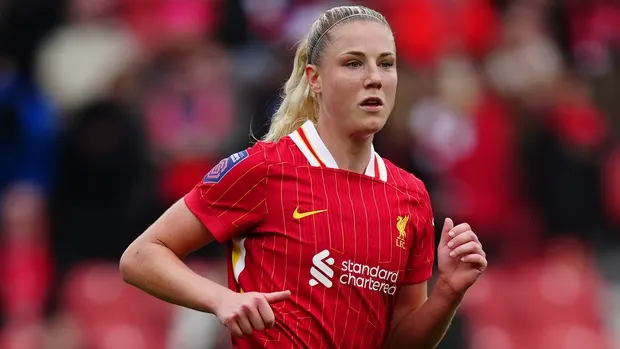 Sophie Roman Haug scored twice for Liverpool (Mike Egerton/PA)