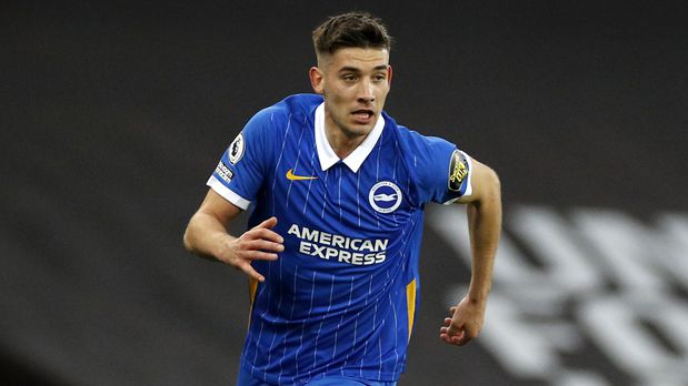 Jakub Moder will hope to get his third start for Brighton against Everton tonight