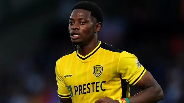 Bobby Kamwa was Burton’s match-winner against Blackpool (Mike Egerton/PA)