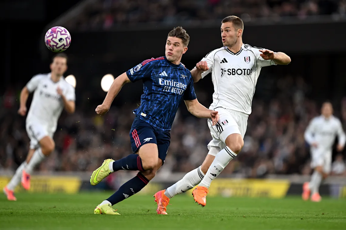 Viktor Gyokeres in action for Arsenal against Fulham in the Premier League on Saturday