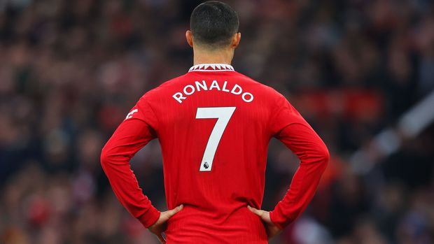 Cristiano Ronaldo wore the No7 shirt for Manchester United over two spells