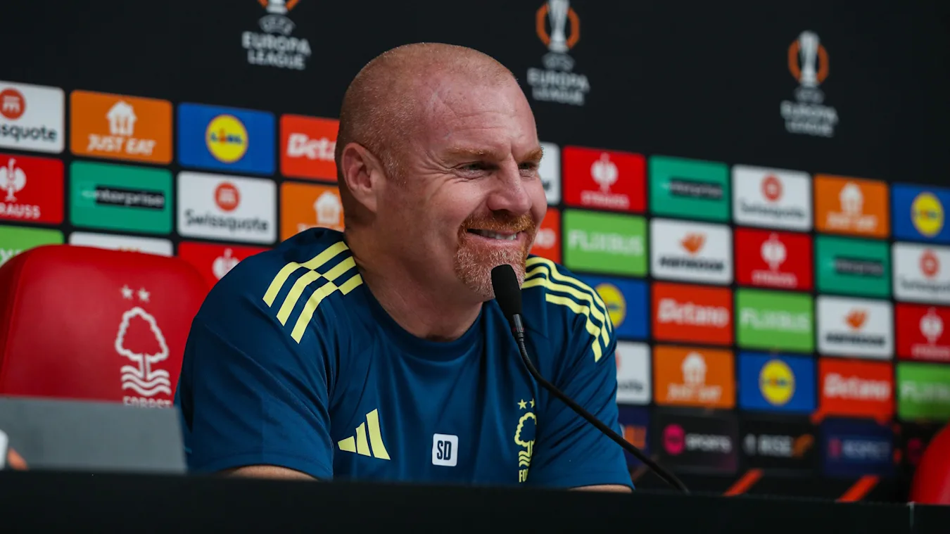 Sean Dyche will take charge of Nottingham Forest for the first time on Thursday