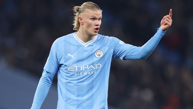 Erling Haaland is the fastest player to score 40 Champions League goals