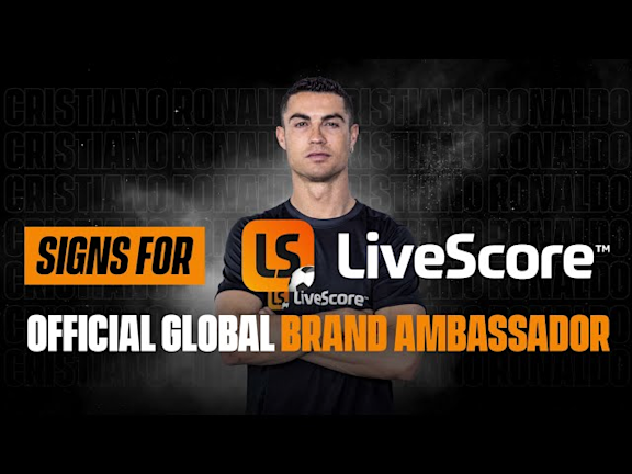Cristiano Ronaldo joins LiveScore as Official Global Brand Ambassador