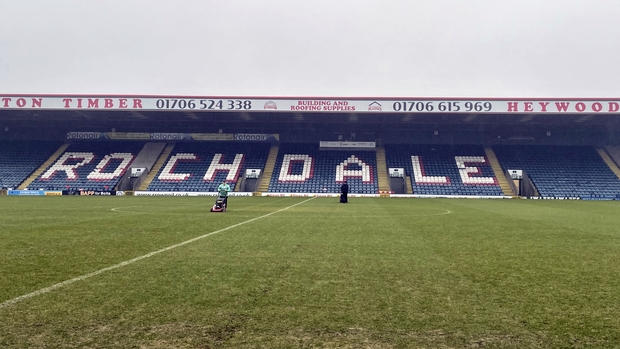 Rochdale moved up to fourth in the National League after beating Hartlepool at Spotland (Jamie Gardner/PA)