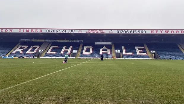 Rochdale moved up to fourth in the National League after beating Hartlepool at Spotland (Jamie Gardner/PA)