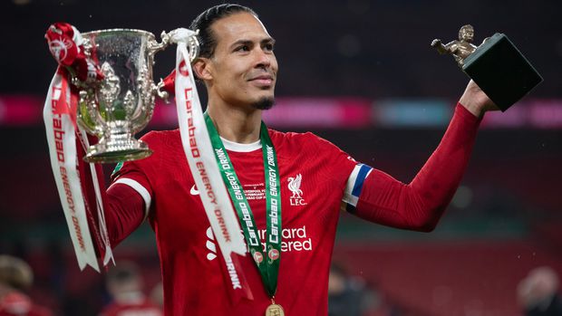 Virgil van Dijk scored the winner in Liverpool's Carabao Cup final victory over Chelsea