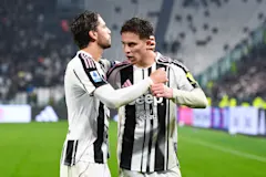 Manuel Locatelli and Kenan Yildiz celebrate during Juvnentus' recent win over Udinese