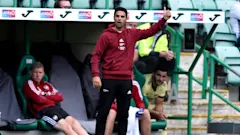 Mikel Arteta's Arsenal sit second in the Premier League, with a three-point cushion over Manchester City