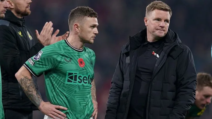 Eddie Howe saw Newcastle lose at his old club Bournemouth