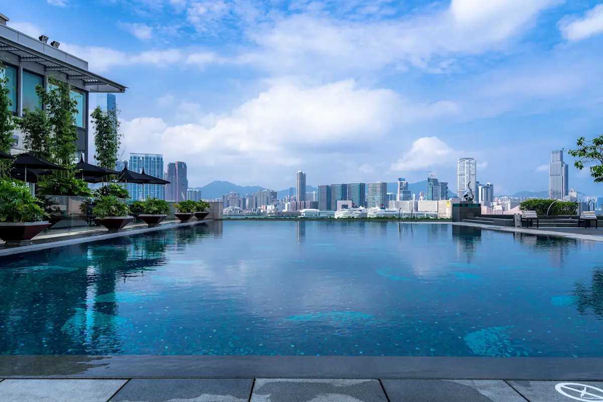 四季酒店 Infinity Pool Four Seasons Hotel Hong Kong