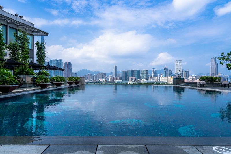 四季酒店 Infinity Pool Four Seasons Hotel Hong Kong