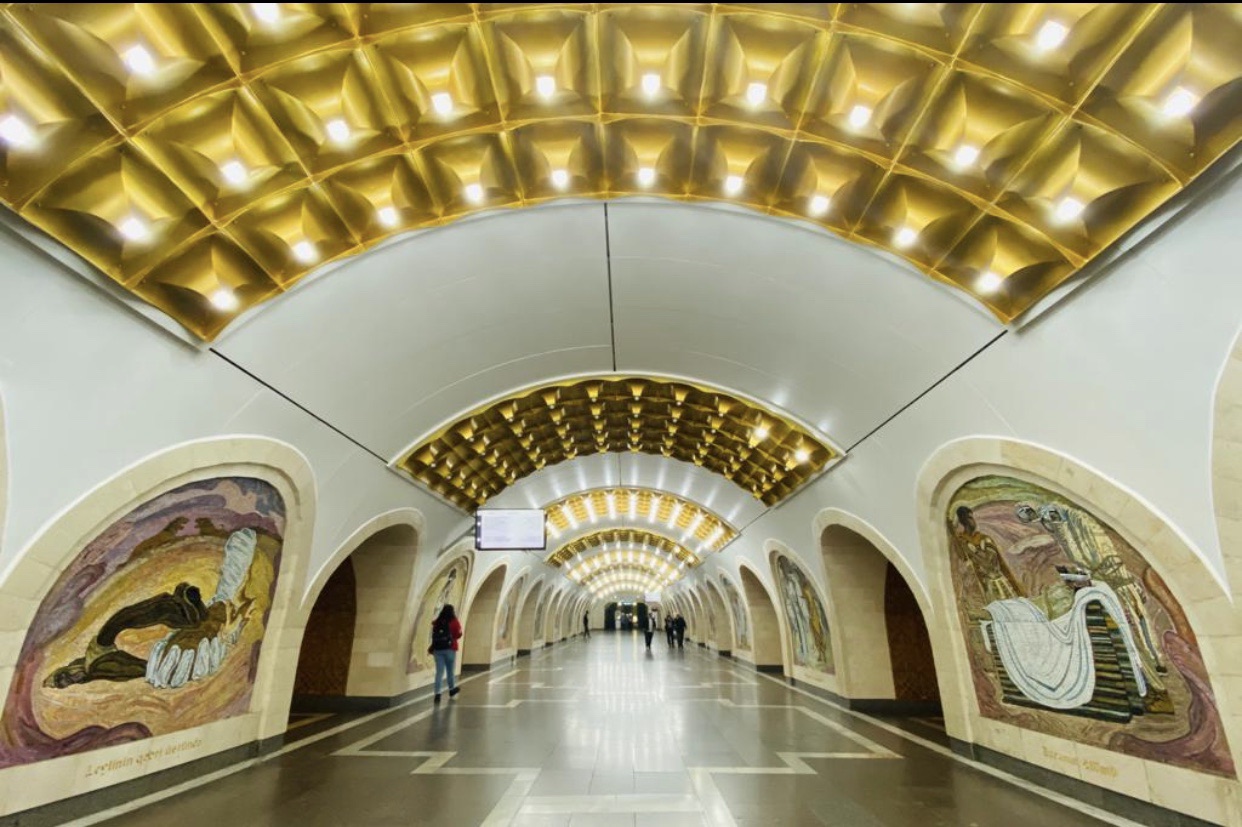 Azerbaijan MTR Station lobby