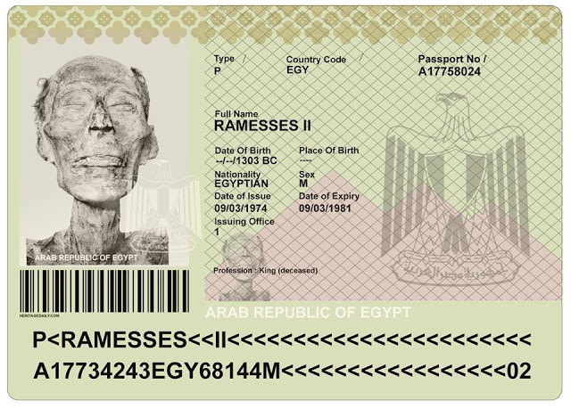 皇家木乃伊館 Ramesses II Passport