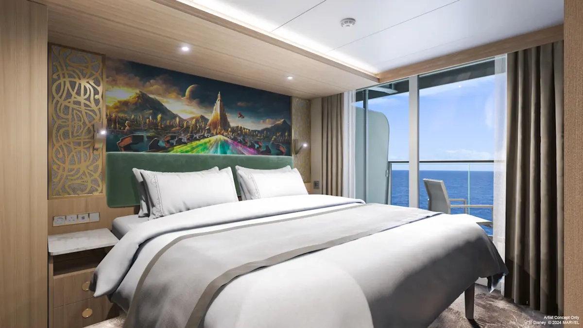 Concierge Family Stateroom with Oceanview Verandah