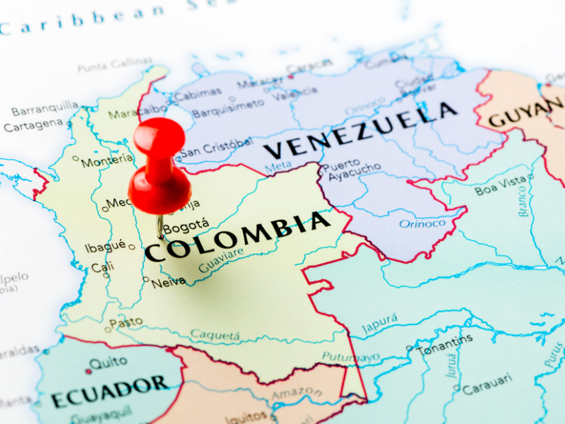 哥倫比亞在哪裡？