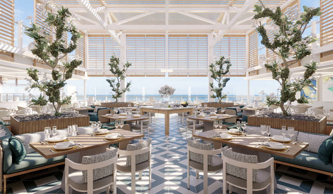 Silver Nova將設有8家餐廳,並包括Silversea的S.A.L.T.烹飪計劃