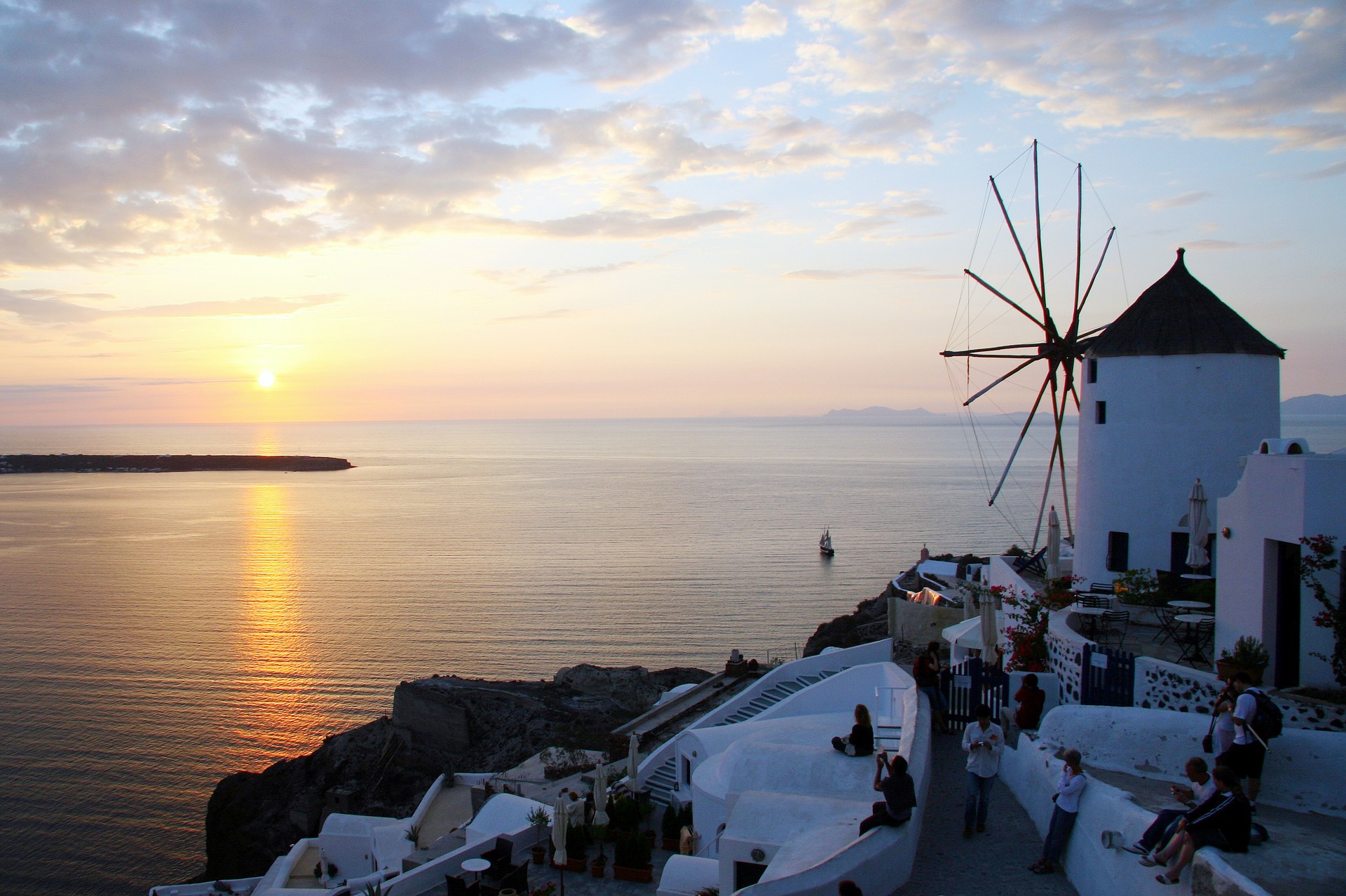 santorini sunset 1