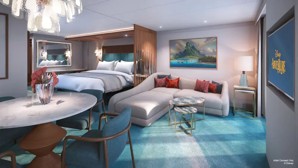 CONCIERGE FAMILY STATEROOM WITH OCEANVIEW VERANDAH Category 03AB