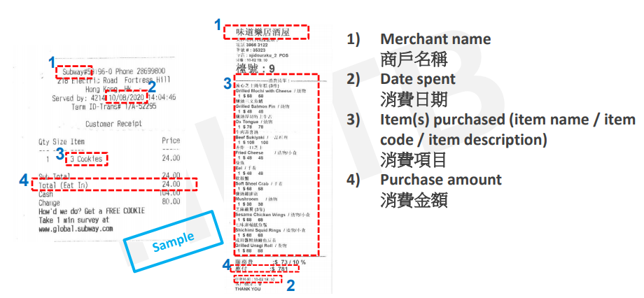 收據(正本)