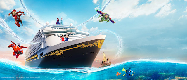 迪士尼探險號Disney Adventure 航線及價格
