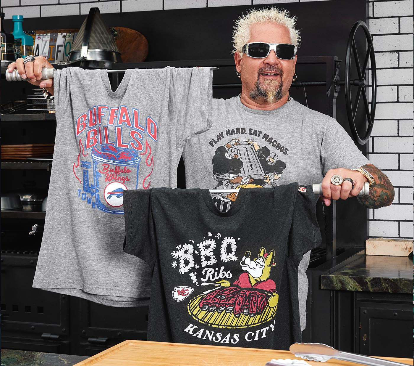 Mayor of Flavortown Guy Fieri Cooks Up New Line of T-shirts with