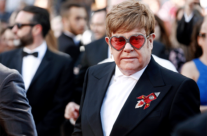 elton john ray ban