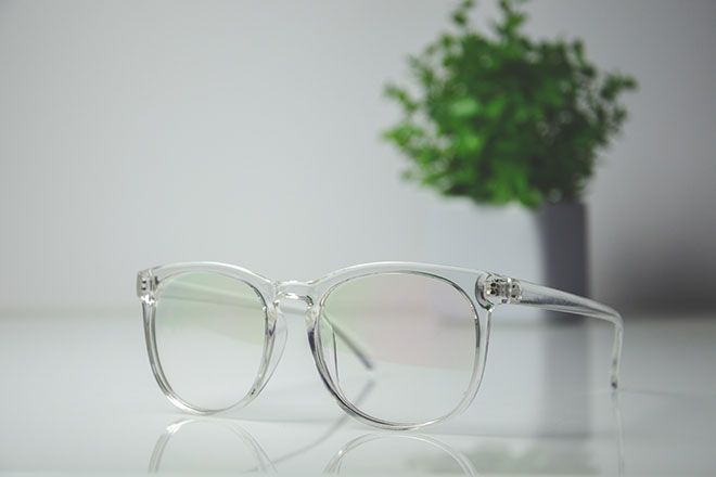 clear glasses frames round