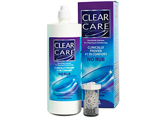 contacts cleaner in eye