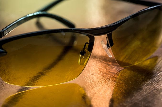 NACHTSICHT BRILLE Orange Auto Nachtsichtbrille Nachtfahrbrille  Kontrastbrille (Nachsicht Brille - 21)