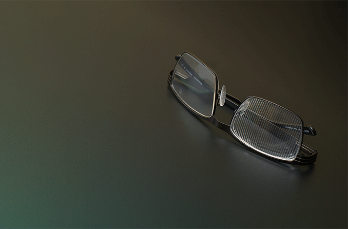 prismatic effect glasses