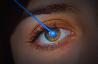 depiction of laser eye surgery