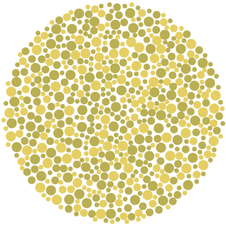 Eye Color Vision Test Chart