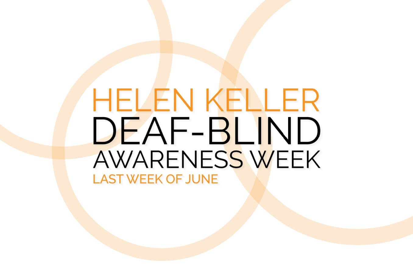 Vector illustration on the theme of Helen Keller Blind and Deaf awareness week observed each year during June.